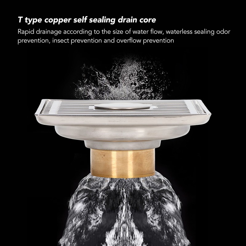 Floor Drain Odor Proof Insect Proof Square Floor Drain Electroplating
