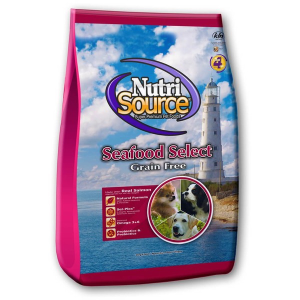 Tuffy'S Pet Food 131755 Nutrisource Select Grain Free Seafood For Adult Dog, 15 Lb