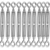 MAHIONG 10 PCS M10 Eye & Eye Turnbuckle, 3/8 Inch