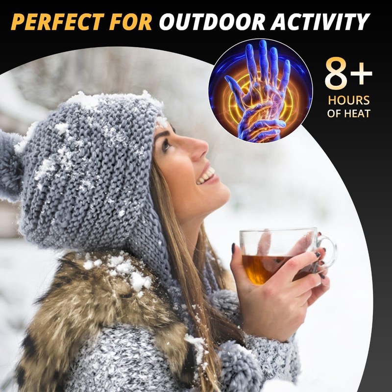 T Built Hand Heaters Wristbands Heated Wrist Wrap 8+ Hours