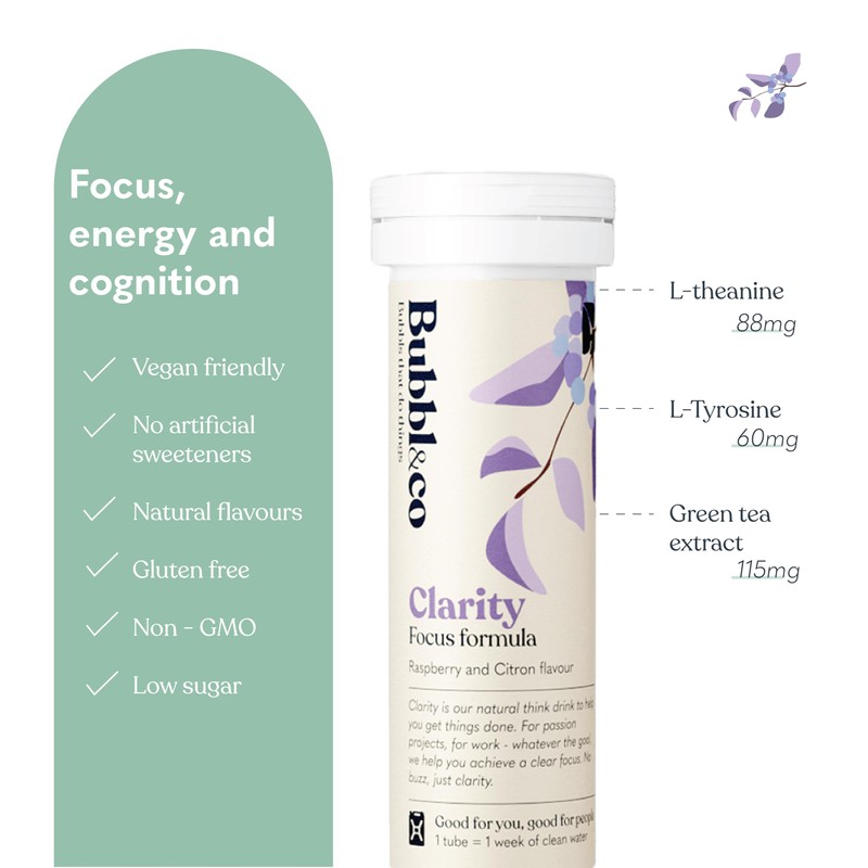 Bubbl & Co Clarity Focus Formula | Clear Focus Without