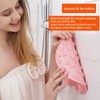 Paquete de 2 cepillos de silicona para ducha y pies,