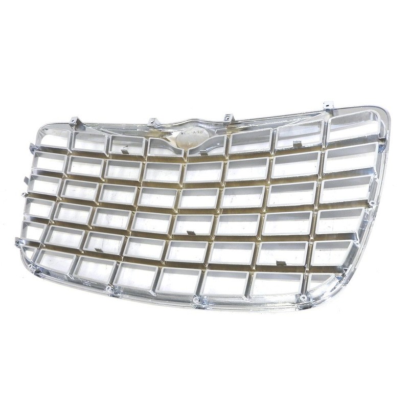 Titanium Plus Autoparts New Front Chrome Silver Grille Grill For