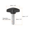 sourcing map 4pcs Tee Wing Knobs Thumb Screws M8 x