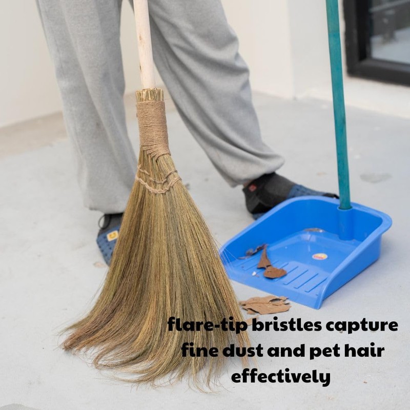 TTS For Home - Vietnamese Straw Soft Broom with Long