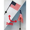 TOSPA American Flag Mini Flag Flag Size 4.1 x 6.2