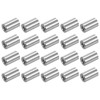 sourcing map M5x0.8mm Round Coupling Nuts, 25 Pcs 304 Stainless