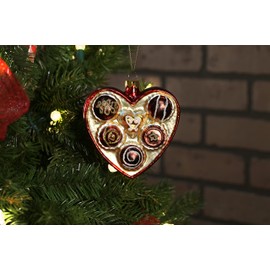 North Star Christmas | Chocolate Tin Glass Ornament | Food Collection