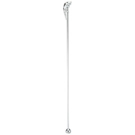 High Mulberry Metal 405565 Rubber Casting Muddler, Cat, Silver