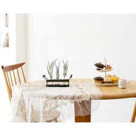 Mkono Propagation Stations with Metal Stand, Desktop Plant Terrarium Glass Planter Vase for Hydroponic Plants Flower Cutting Home Office Garden Decor Plant Lover Gifts, 3 Jars