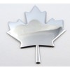 Maple Leaf Canada Chrome Finish Decal Emblem 3D Sticker car
