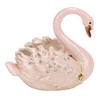 Jewelry Box Swan Design Sturdy Durable Zinc Alloy Multi Purposes