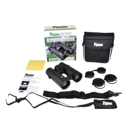 PRESMA 8x34 Owl Series Binoculars - Open-Hinge Compact, Waterproof Perfect for Travel, Bird Watching, Hiking, and Outdoor Adventures