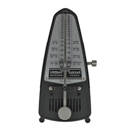 Wittner Taktell Piccolo 836 Mechanical Metronome Black with Keepdrum Microfibre Cloth
