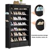 OYREL Tall Shoe Rack Dustproof Cabinet Large Capacity 8 Tier