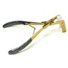 Professional Hair Extension Pro Tape 7" Pliers Micro Extension Pliers Tape in Hair Extension Pliers with Free Bag (Gold)