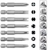 Saipor 13pcs 50mm Magnetic Special Shape Screwdriver Bit Set (Phillips,