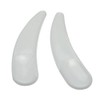 Onwon 100 PCS Mini Curved Cosmetic Scoop Makeup Mask Plastic