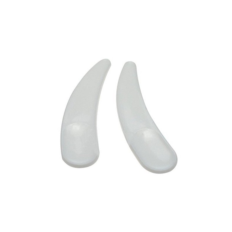 Onwon 100 PCS Mini Curved Cosmetic Scoop Makeup Mask Plastic
