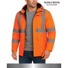 Bass Creek Outfitters Mens Rain Jacket - Waterproof Hooded High