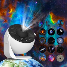 Galaxy Star Light Projector for Bedroom - Space Night Lights for Room Ceiling - Sky Moon and Stars Decor Lamp - Solar System Starry Projection Light for Kids and Adults