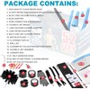 Sealegend 58-Piece 52-Feet Dryer Vent Cleaner Kit, Dryer Cleaning Tools,