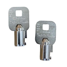 SafeCo Brands 2-Placement Keys for Dixie Narco Vending Machines with Key Code Series DNG1 Thru DNG29 2-Keys (DNG28)