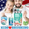SMILE SAVER 360° Deep Clean 3-Sided Toothbrush 3PK + Toothpaste