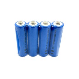 RELIGHTABLE 8-PCS 14500 LiFePO4 AA 3.2V 400mAh Rechargeable Batteries Solar Lights 14500TU8