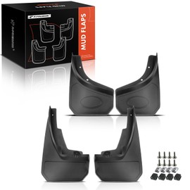 A-Premium Set of 4PCS Mud Flaps Splash Guards Mudguard Mudflaps with Hardware Accessories Compatible with Land Rover 2020-2023 Defender 110, 2020-2023 Defender 90, (L663), Front & Rear