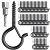 PlusRoc 60 Pack Christmas Light Hooks for Outdoor Seasonal Lighting