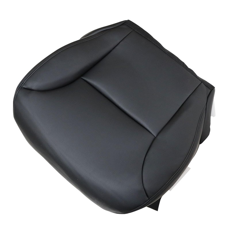 NLQR Driver Bottom Non-Perforated Microfiber Leather Seat Cover Compatible with