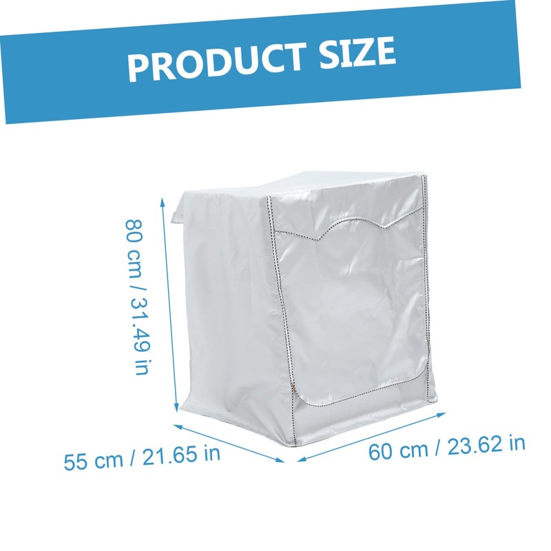 STOBOK Washing Machine Waterproof Cover Dryer Cover Waterproof Yellow Washer