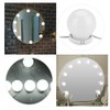 10 LED Illuminated Makeup Mirror Rope Lamps Stepless Adjustable Touch