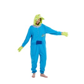 Sqlszt Adult Alien Onesie Animal One Piece Pajamas Hollaween Costume Christmas Unisex Cosplay Sleepwear for Women Men M