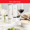 ZWILLING Enfinigy Motorized Electric Salt/Pepper Mill - LED Lighted, White