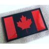 3x5 Large Reflective Canada Flag Tactical Patches Hook-Fastener Backing Canadian