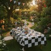 BRALEO Alice Party Decorations,Wonderland Theme Party Table Cover, Black and