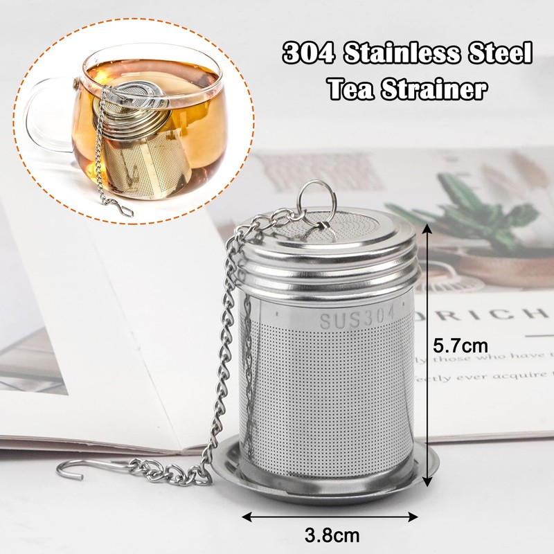iJiZuo Stainless Steel Tea Infuser, Tea Infuser for Loose Tea,