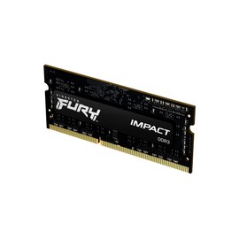 Kingston Fury Impact 4GB 1600Mhz DDR3L 1.35V CL9 SODIMM Memoria Gamer Para LAPTOP Color Negro (KF316LS9IB/4)