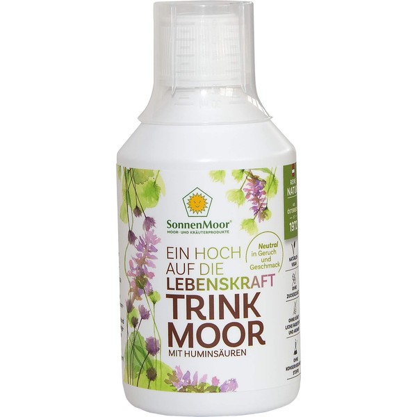 Sonnenmoor Moor for Drinking "Ein Hoch auf die Lebenskraft" 250 ml - Liquid Drinking Moor for Oral - for the Intestine