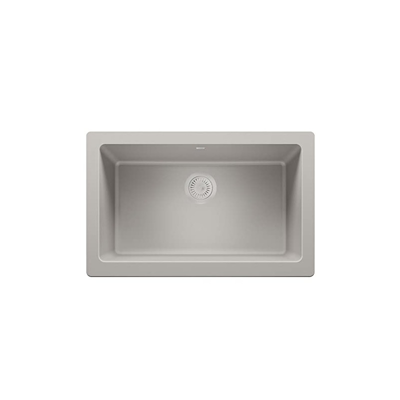 BLANCO 240338 Disposal Flange, 3.5", Concrete Gray