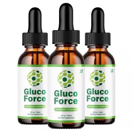 Gluco Force (3 Pack) Gluco Force – Gluco Force Extra Strength All Natural Healthy Organic Su