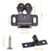 20Pack Double Roller Catch Door Latch Cold Rolled Steel Stay