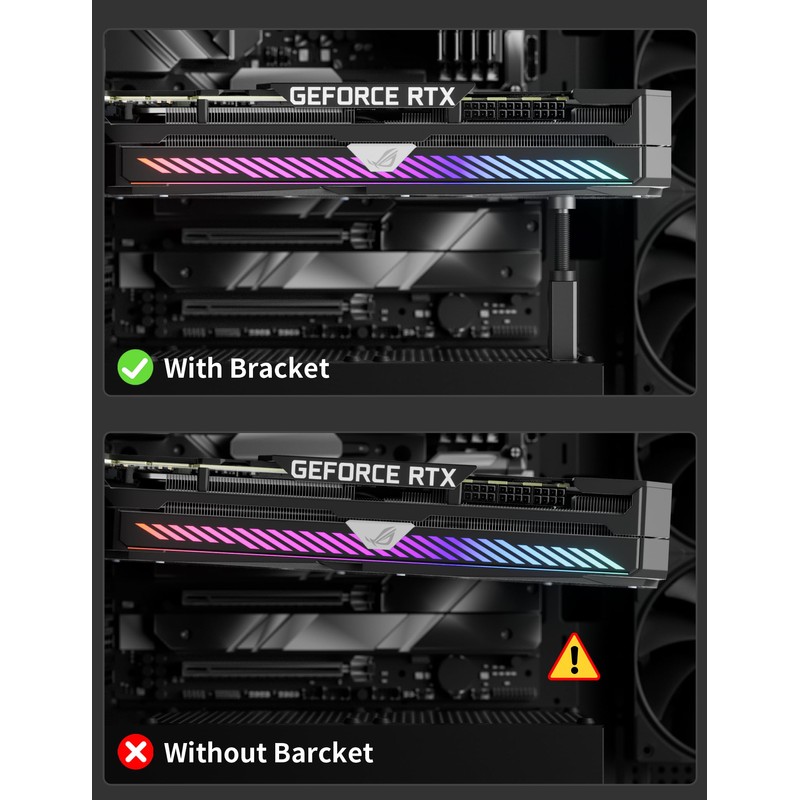 upHere GPU Support Bracket,Graphics Card GPU Support, Video Card Sag