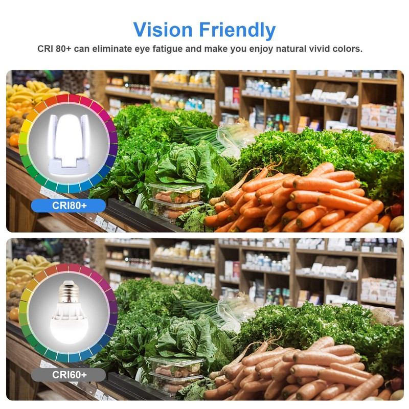Rieyue 2 Pack LED Light Bulb 35 Watt (150W Equivalent),