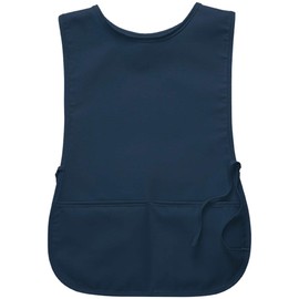 DayStar Apparel 2-Pocket Unisex Cobbler Apron with Side Ties and Deep Pockets - Style 400 (Regular, Navy)