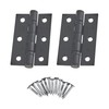 EAI Door Hinges 3 Inch / 76mm Black Ball Bearing