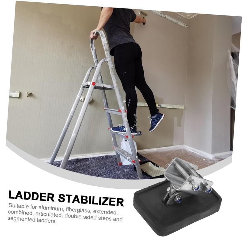 ORFOFE 2pcs Ladder Foot Pads Non- Rubber Cover for Ladder