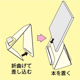 Igarashipro F-11-003 Mini Clear Easel, Set of 3, Tabletop, Book Stand, Assembly, Transparent